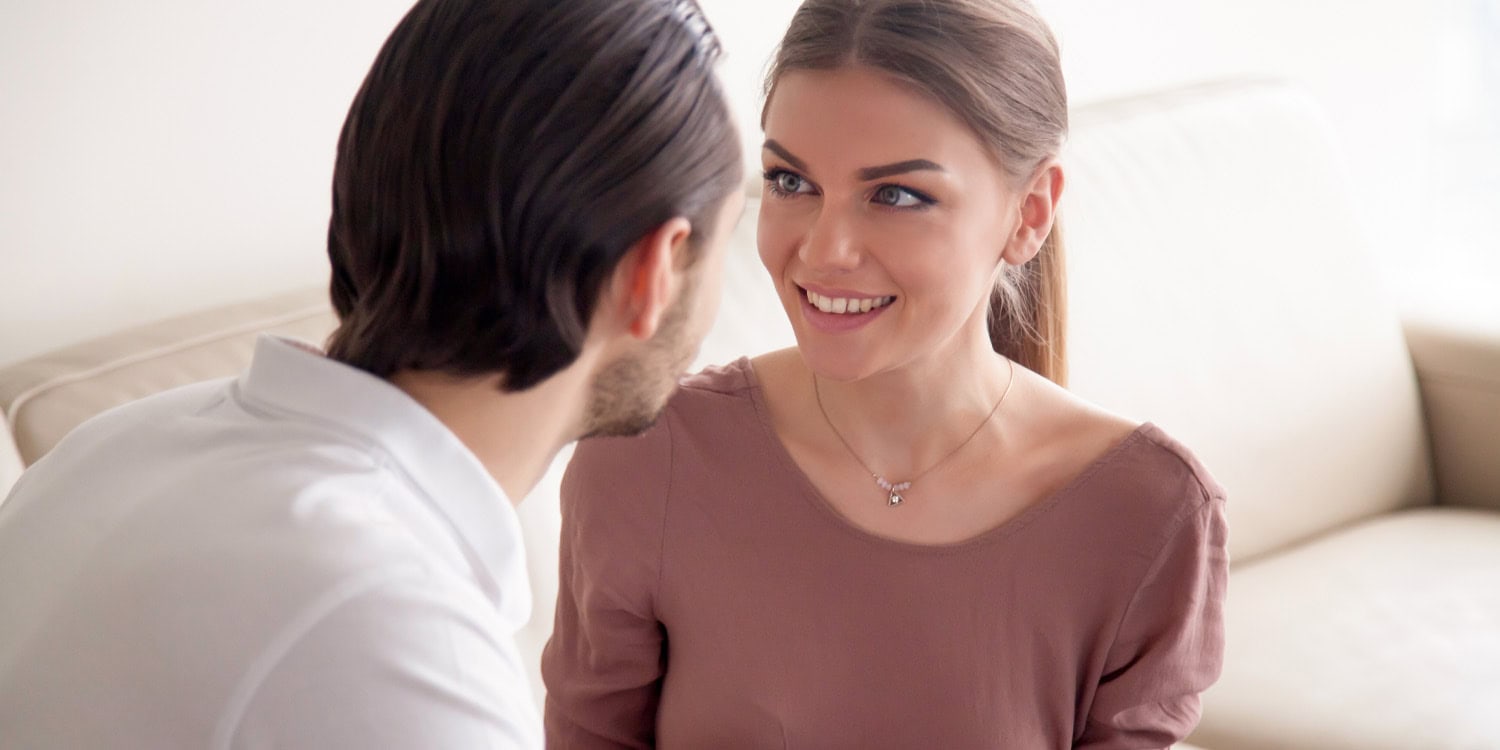 Image of a couple in a tender moment, illustrating romantic compatibility research