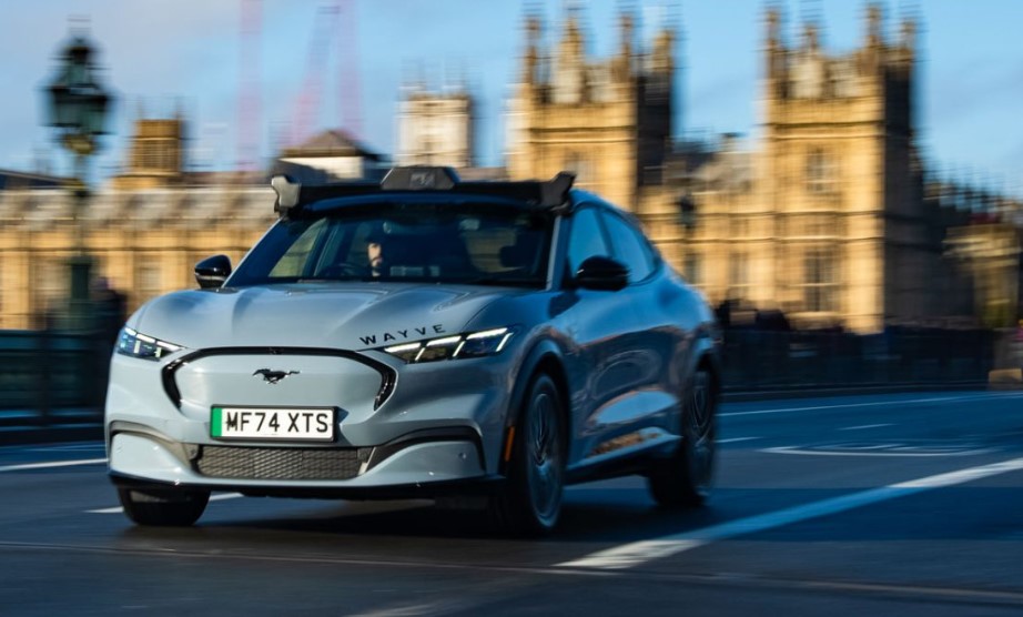 Wayve autonomous vehicle on a UK road