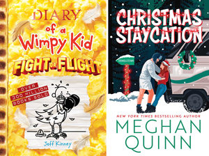 New bestseller titles including Jeff Kinney and Ina Garten