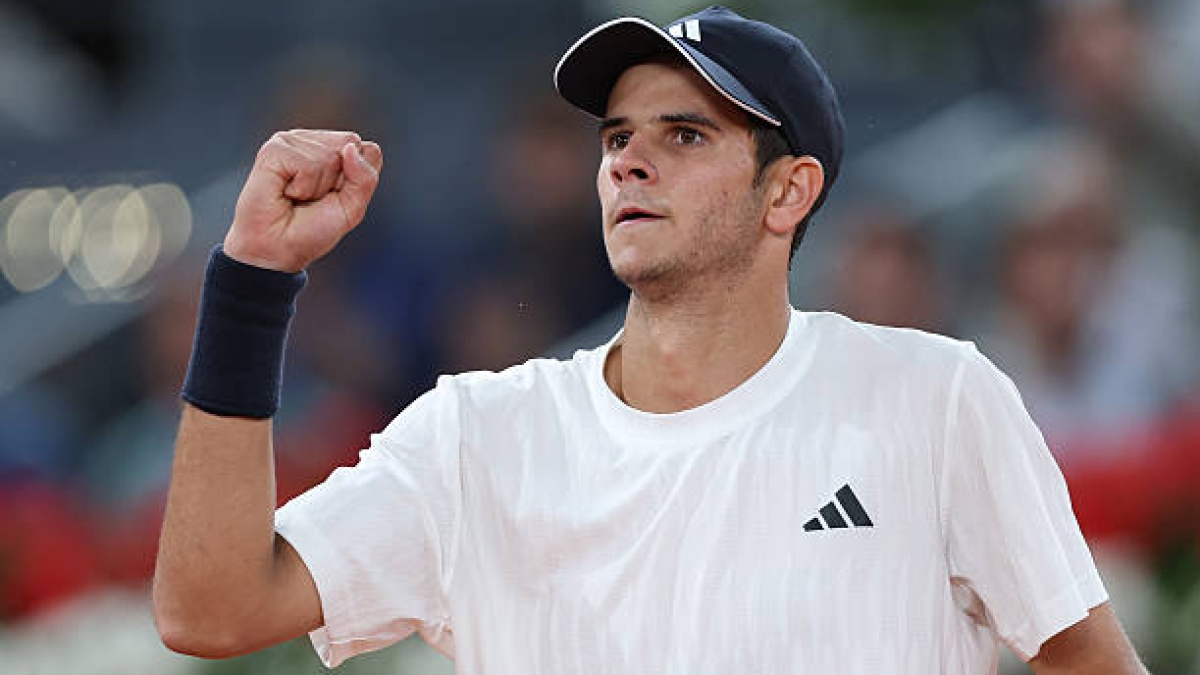 Jódar after eliminating Fonseca at the Mutua Madrid Open