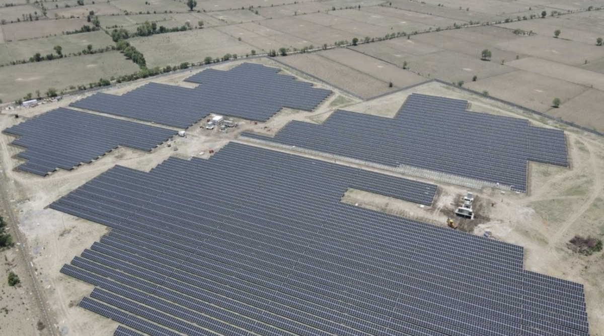 Screenshot of Indian Solar Installation Status