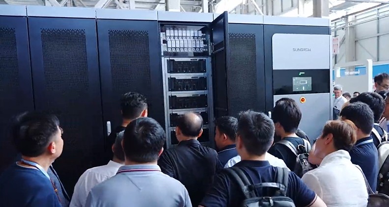 Sungrow solid-state transformer technology display