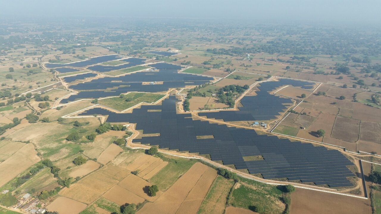 Solar installation site in India