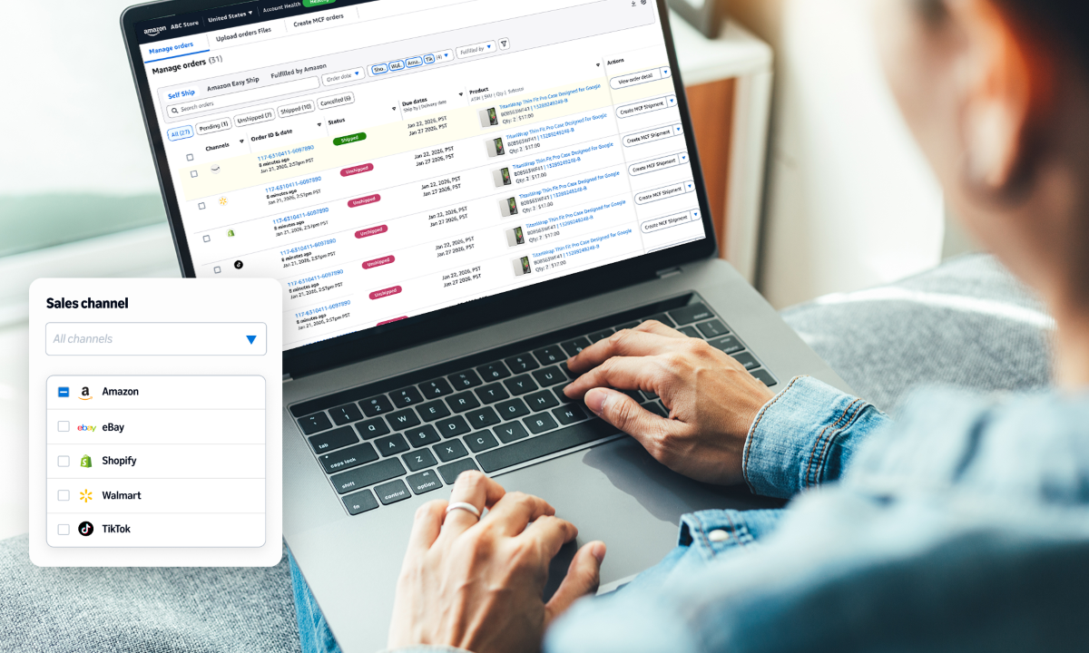 Article image from PYMNTS on Amazon building a multichannel seller dashboard