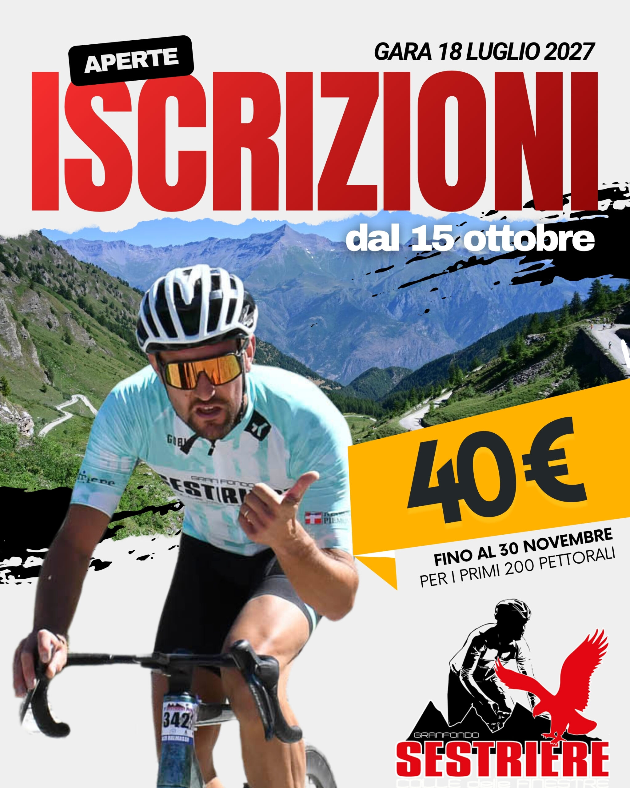 Granfondo Sestriere 2027 registration opening