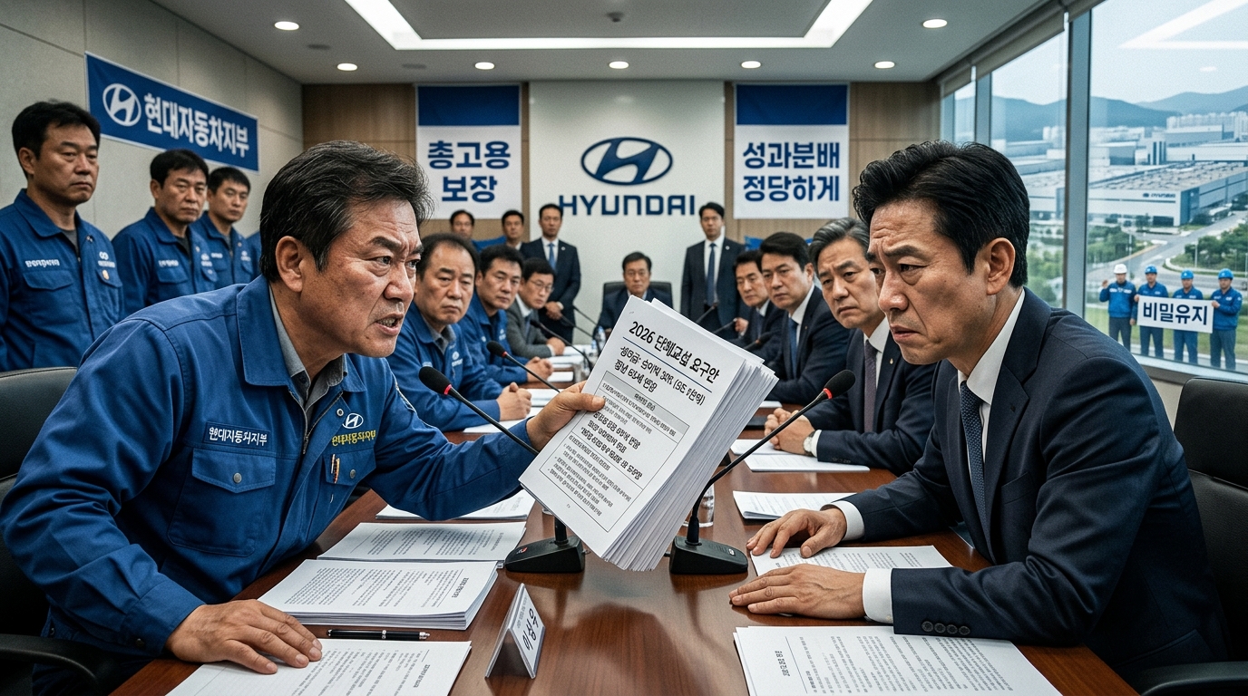 현대차 2026 임금협상 관련 보도 이미지