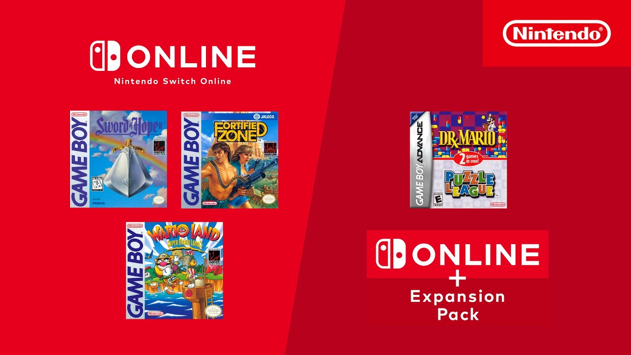 Nintendo Switch Online July 2026 release featuring Game Boy classic