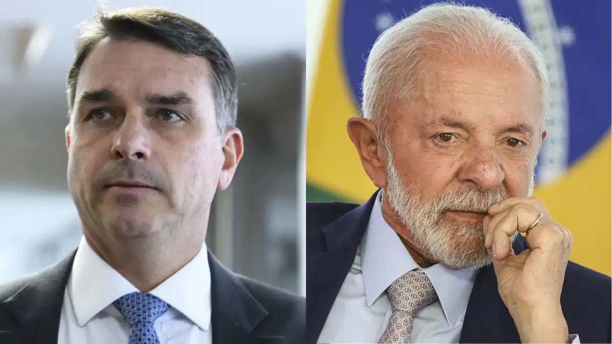 Flávio Bolsonaro e Lula na corrida presidencial de 2026