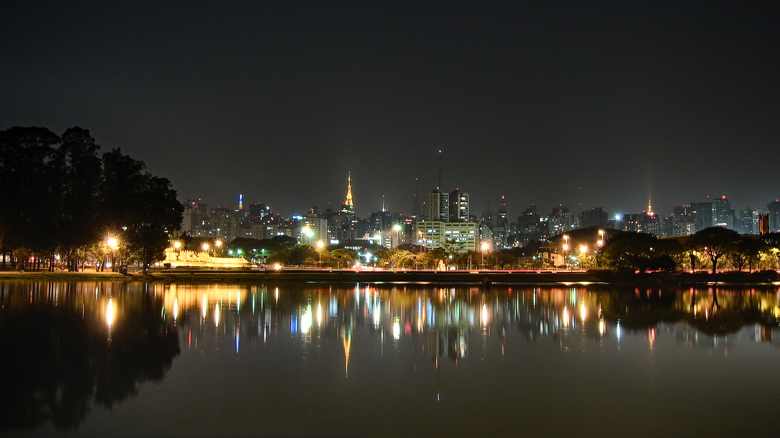 São Paulo skyline overlooking the financial district