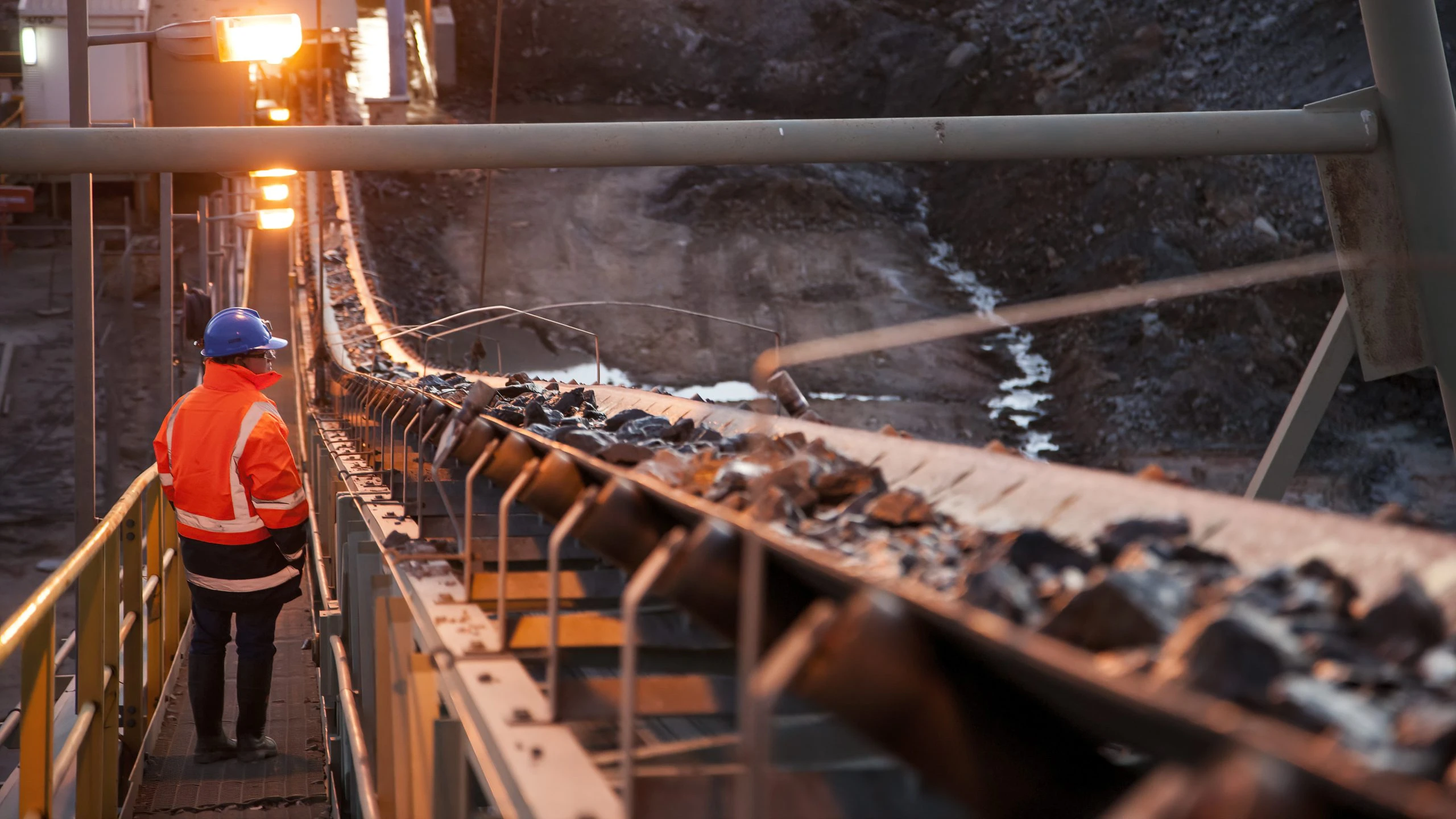 Chilean mining operations in the Atacama region showing copper extraction infrastructure