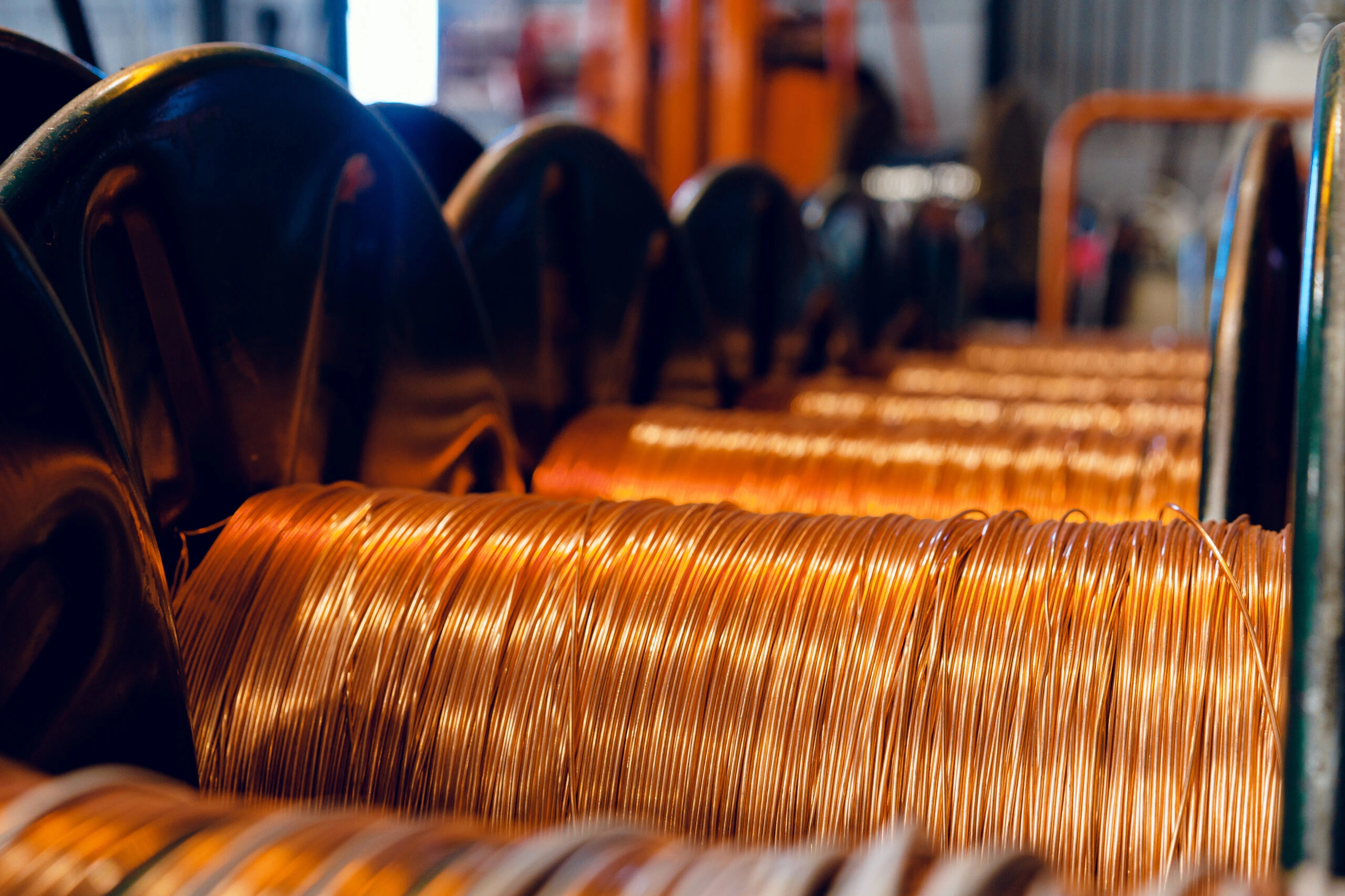 Copper wire production facility