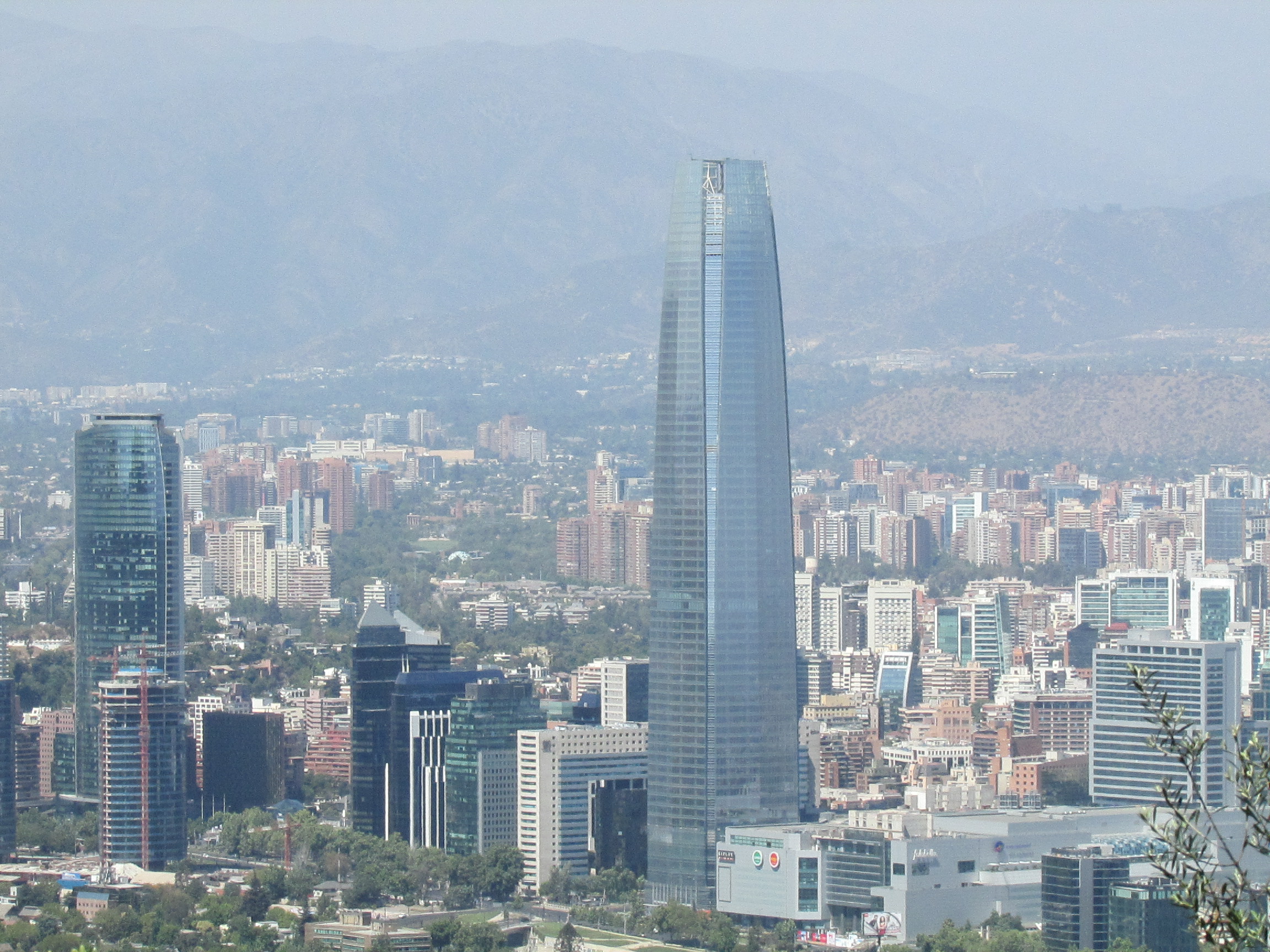 Santiago skyline, seat of the IPSA's lithium-driven weakness