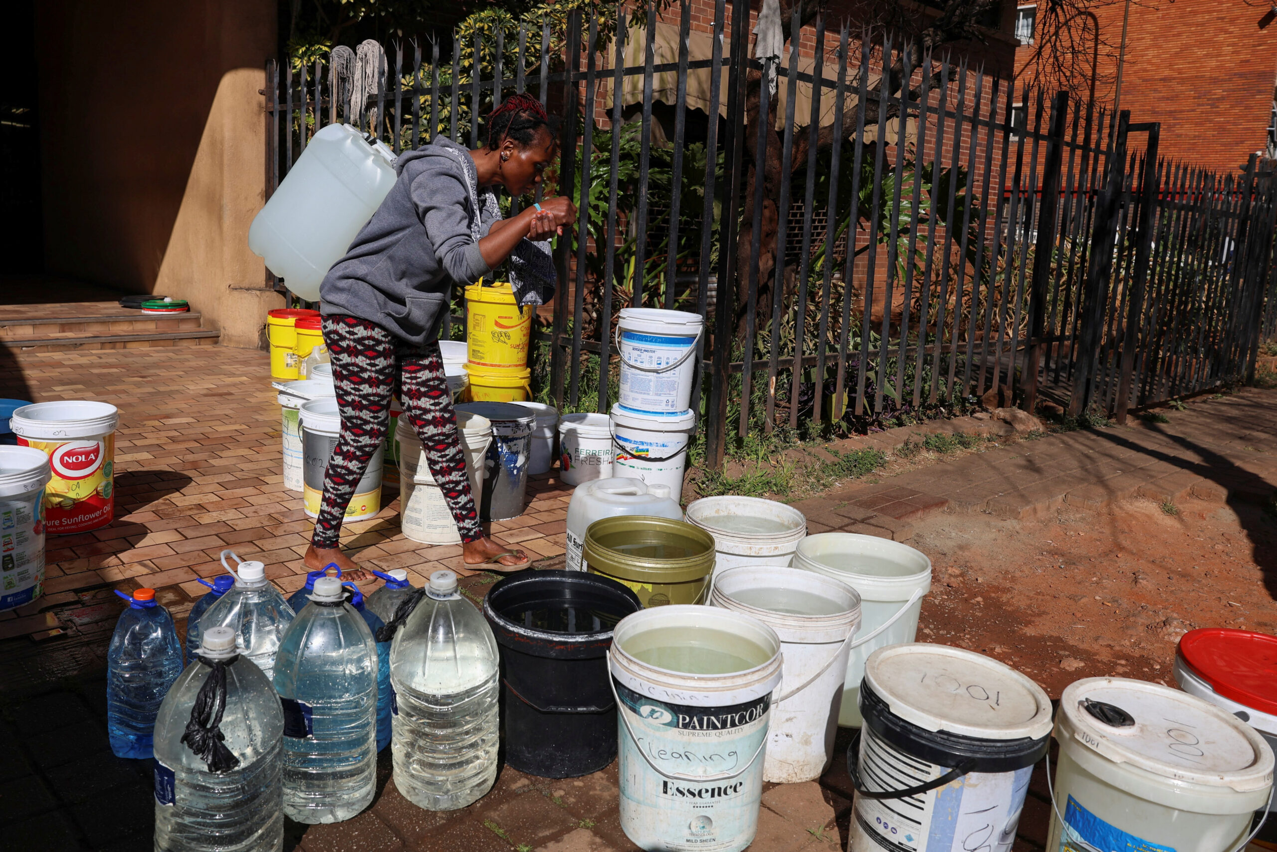 President Ramaphosa addressing parliament regarding water crisis