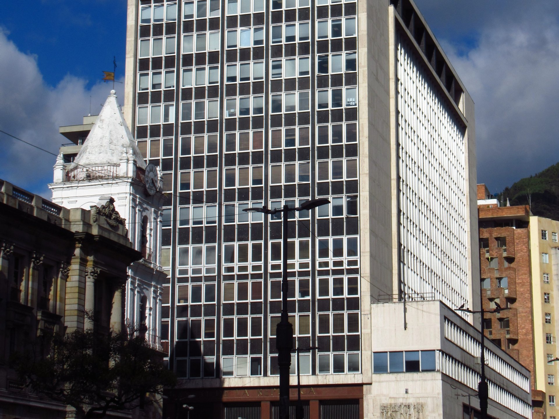 Colombia's Banco de la República building in Bogotá, where officials decided to raise rates to 12.25%