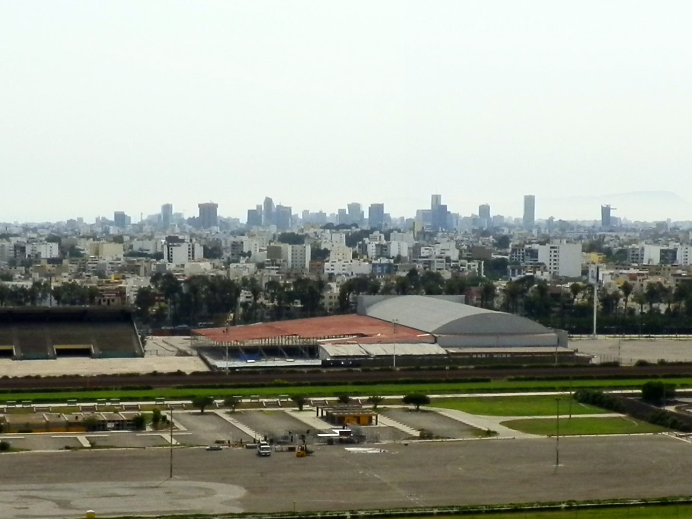 Lima skyline view from Surco