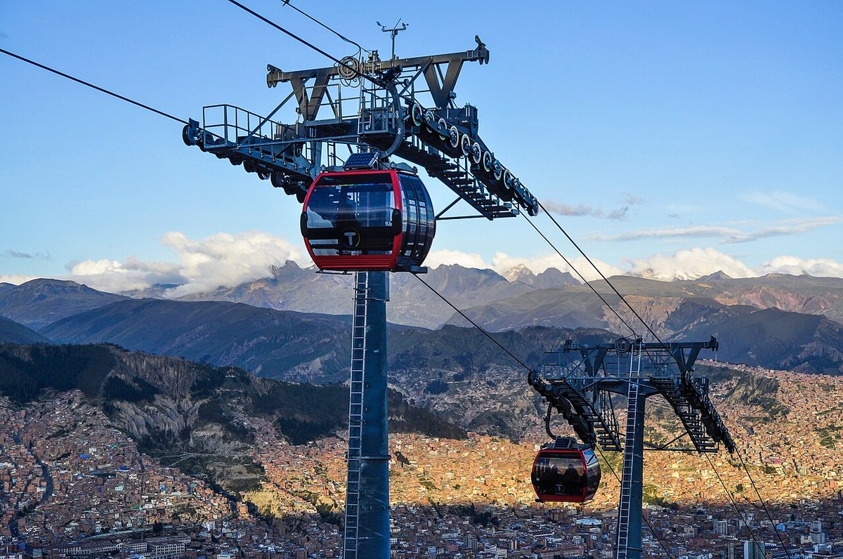 Bolivia's state-owned cable car system — one of the firms under review