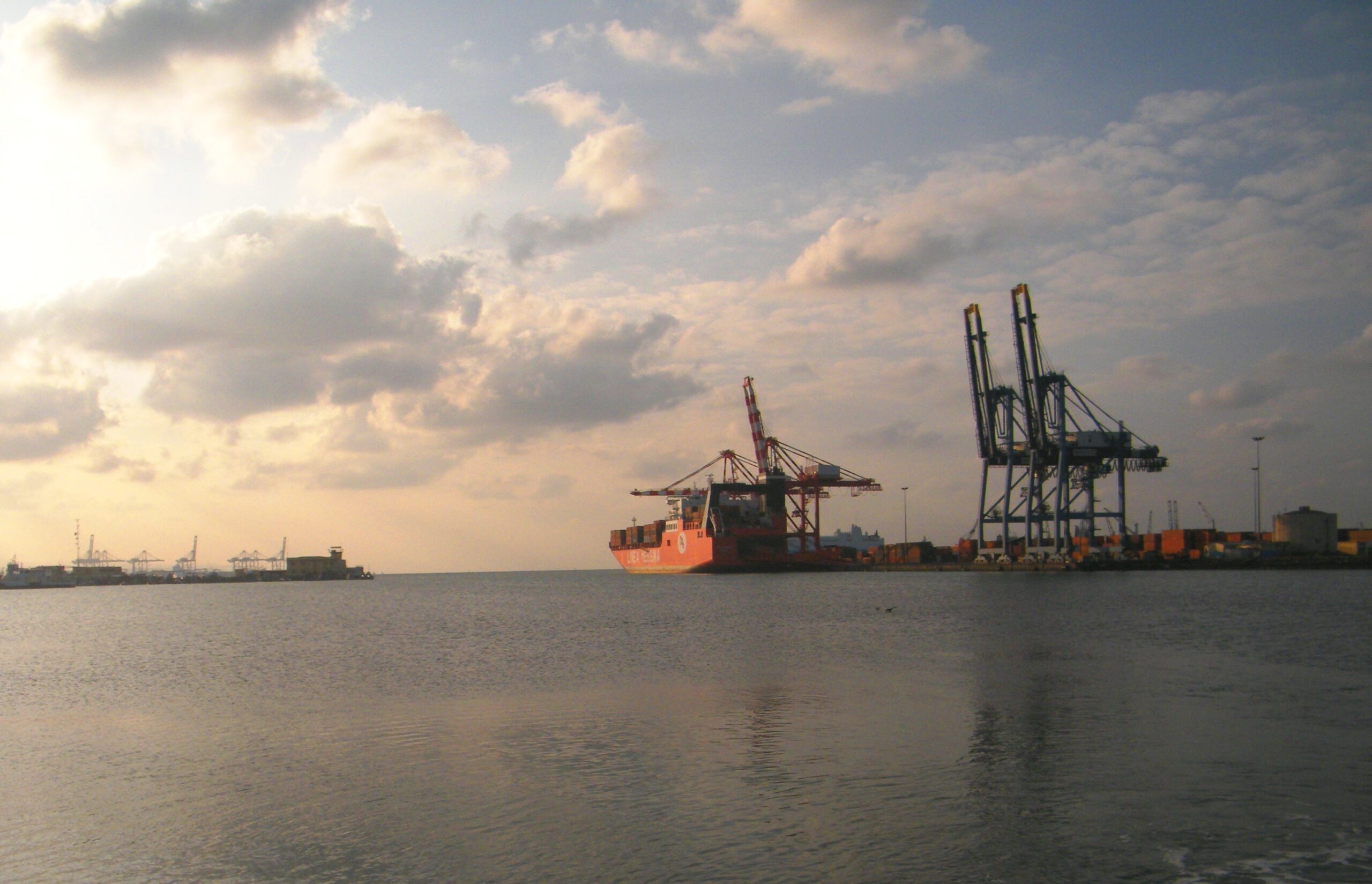 Container terminal at Djibouti port