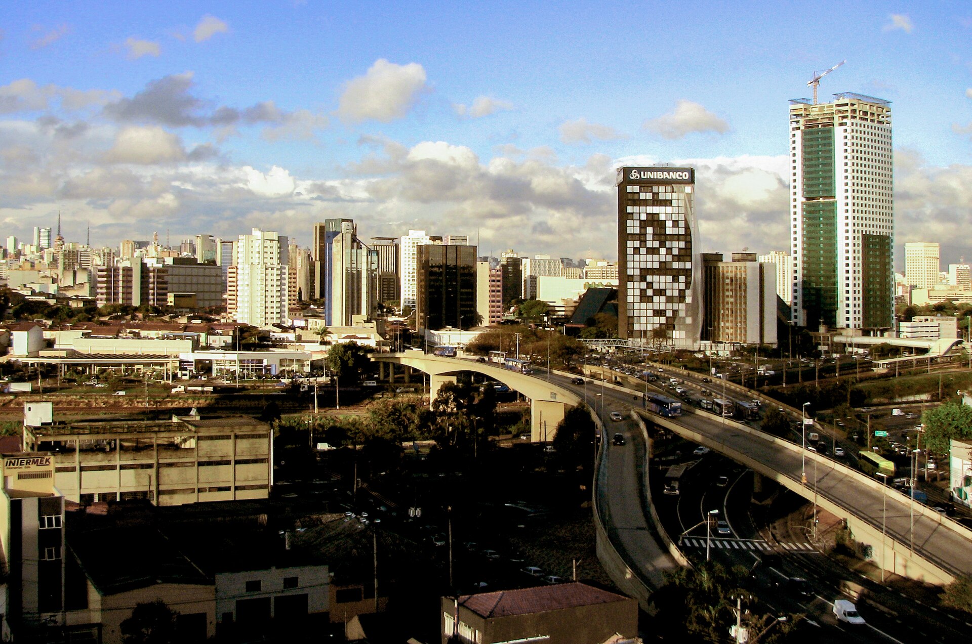 São Paulo skyline alongside the Pinheiros river as Brazilian markets closed a second negative week