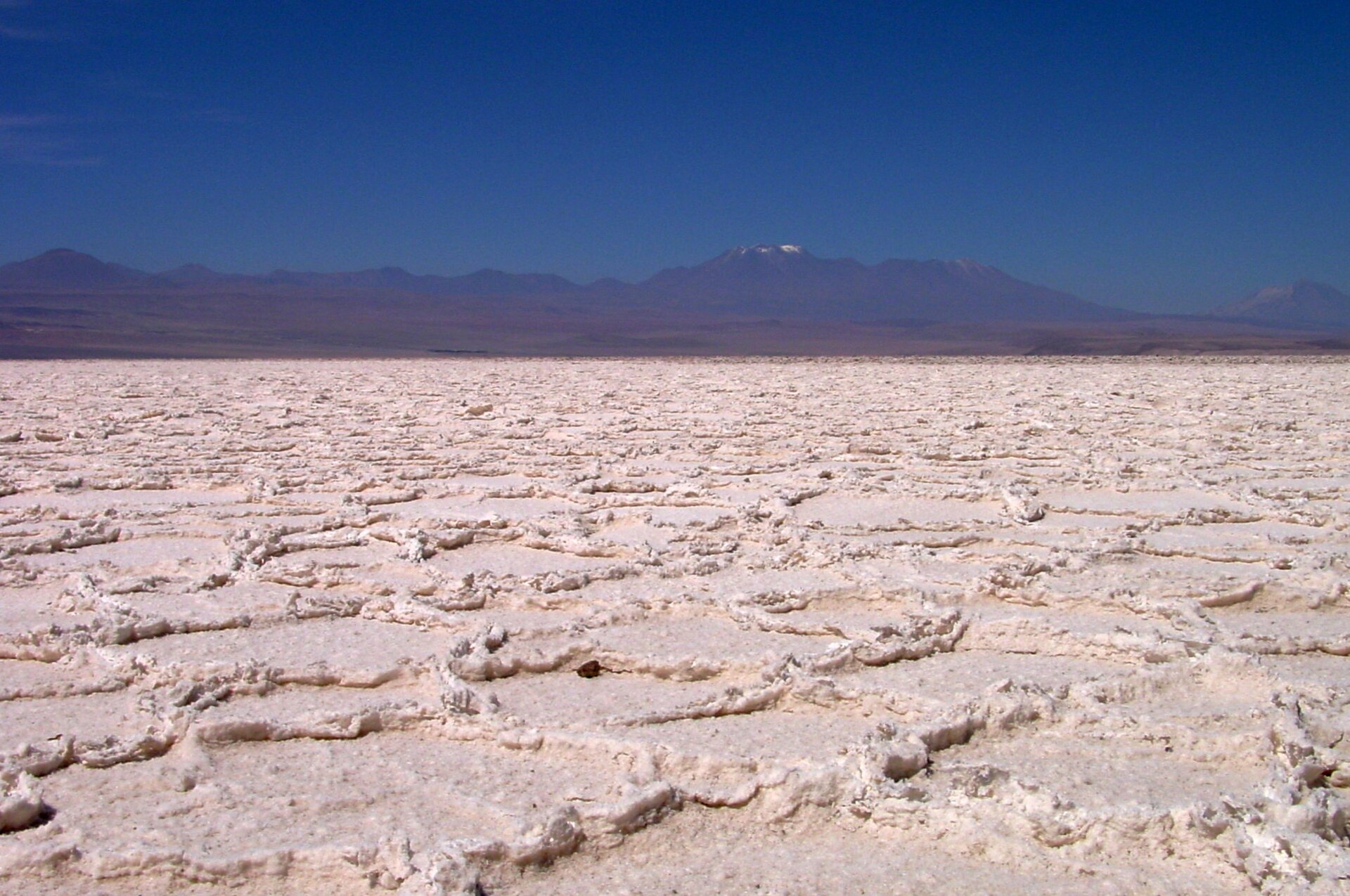 Salar de Atacama lithium extraction site
