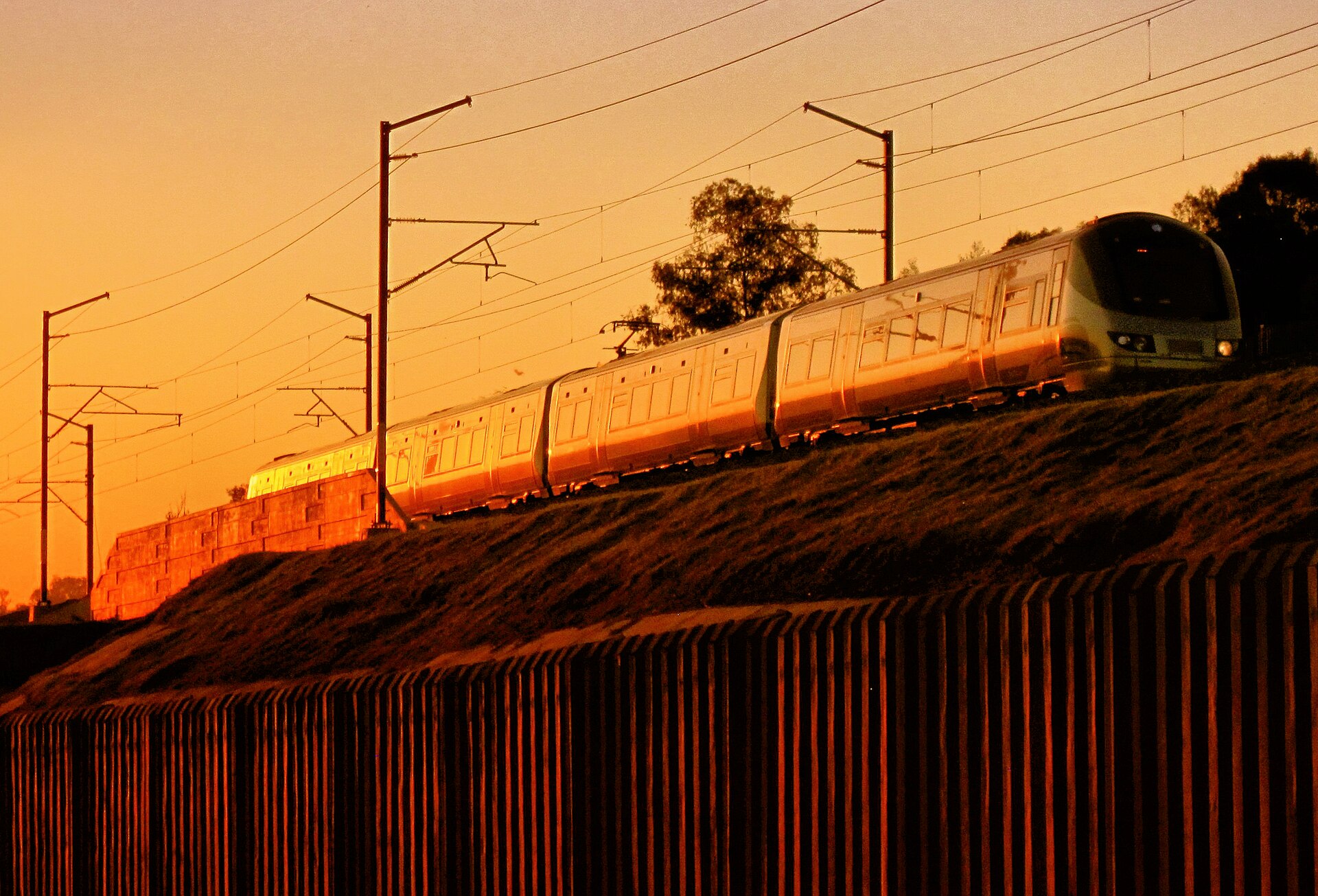 Gautrain station in Johannesburg's Modderfontein, symbolising South Africa's transport and equity market infrastructure
