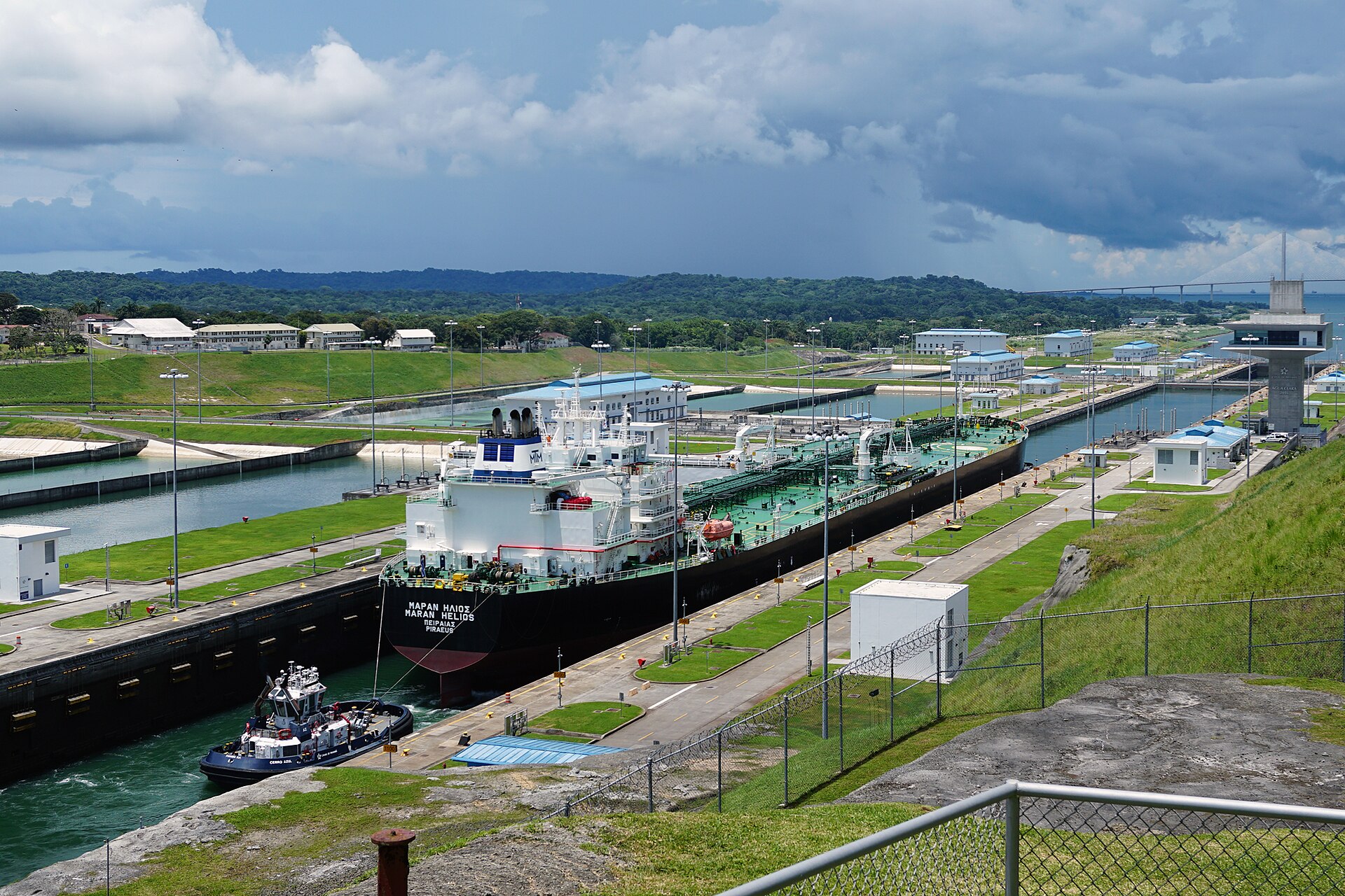 Panama Canal shipping vessels