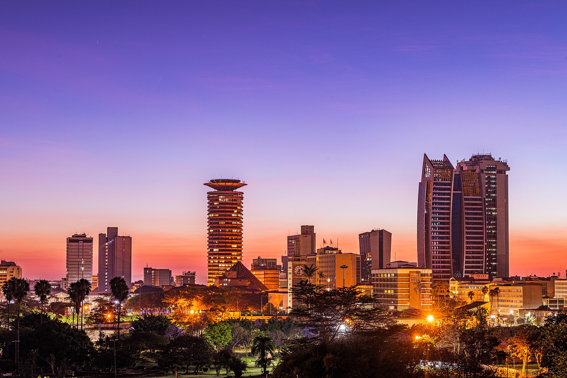 Safaricom headquarters or related imagery in Nairobi