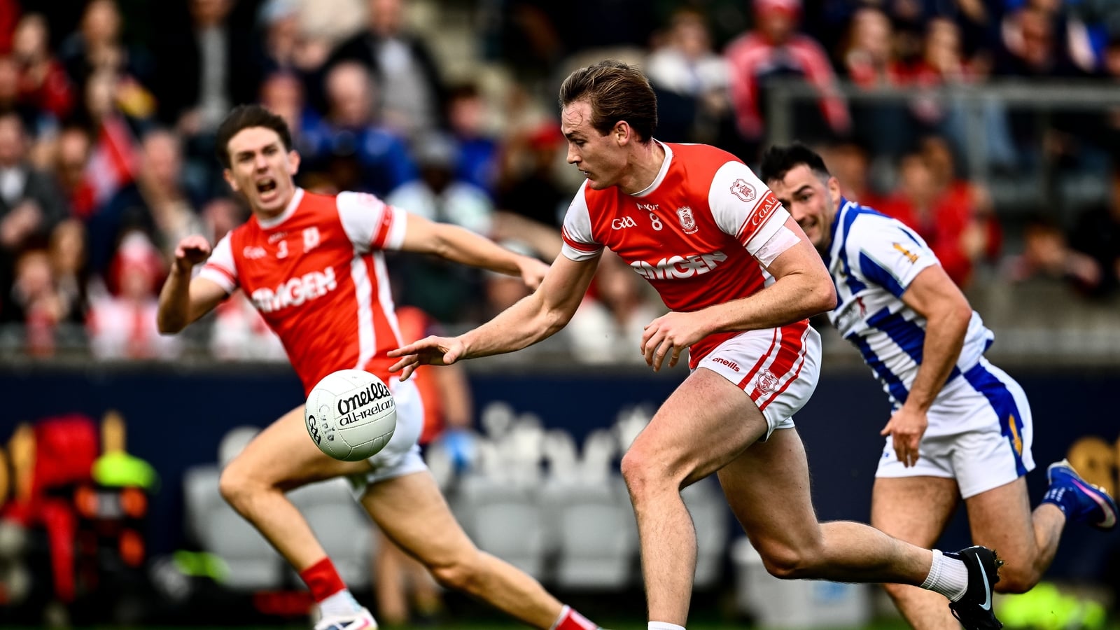 GAA match action from a recent club championship game