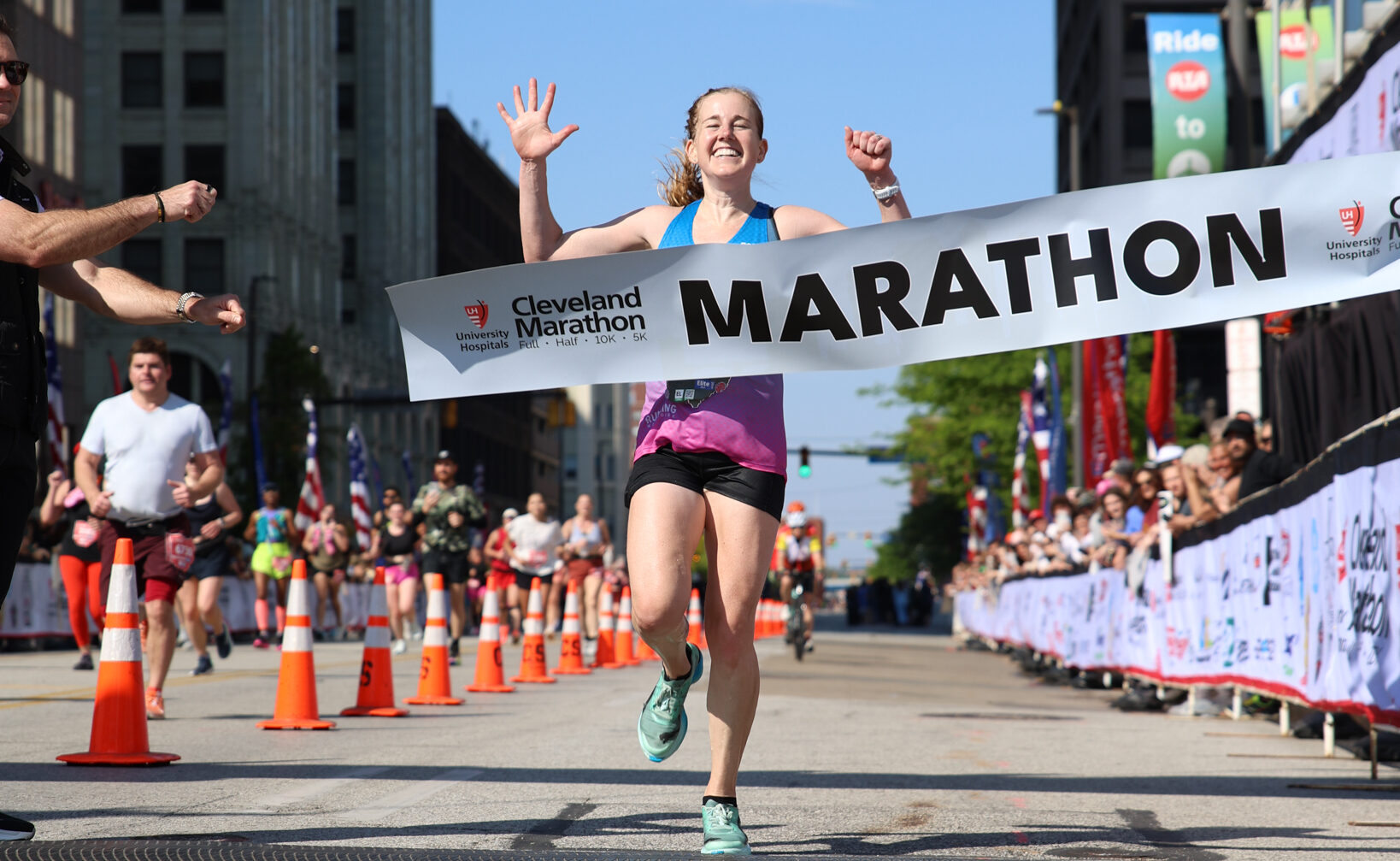 Ashton Swinford, five-time Cleveland Marathon women's champion