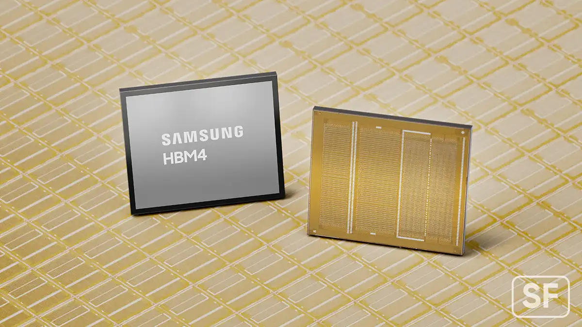 Samsung HBM4 product image