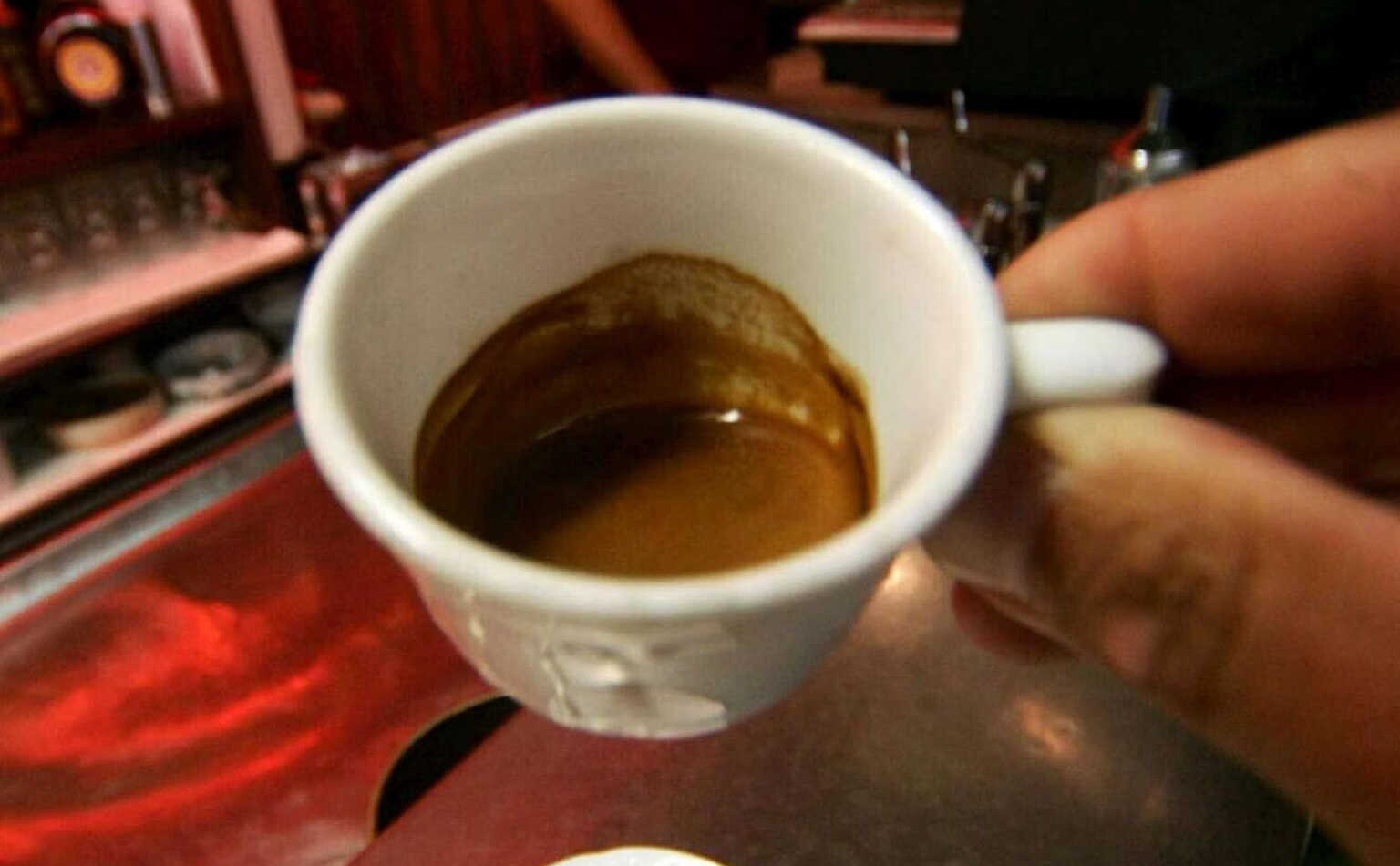 Italian espresso pricing map showing regional cost variations across major cities