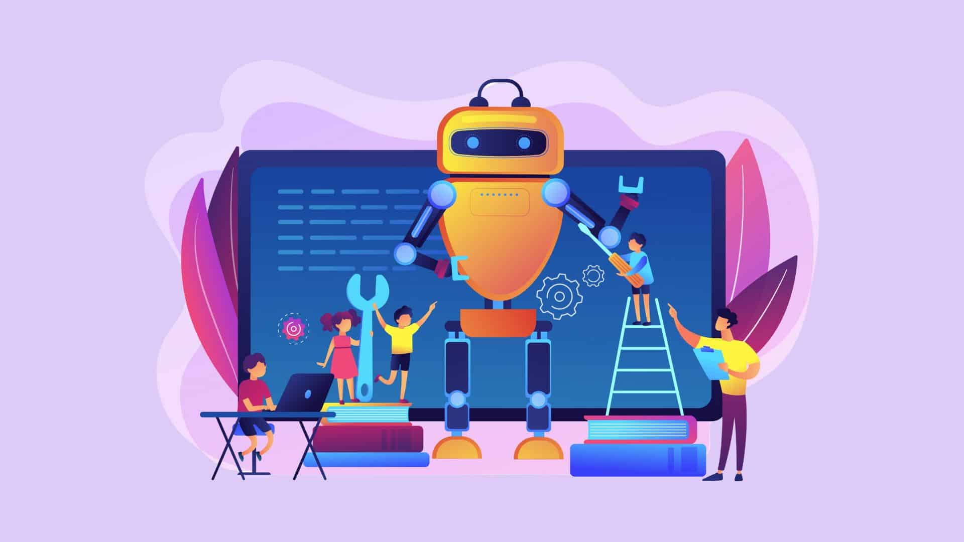 Data visualization of AI in edtech statistics
