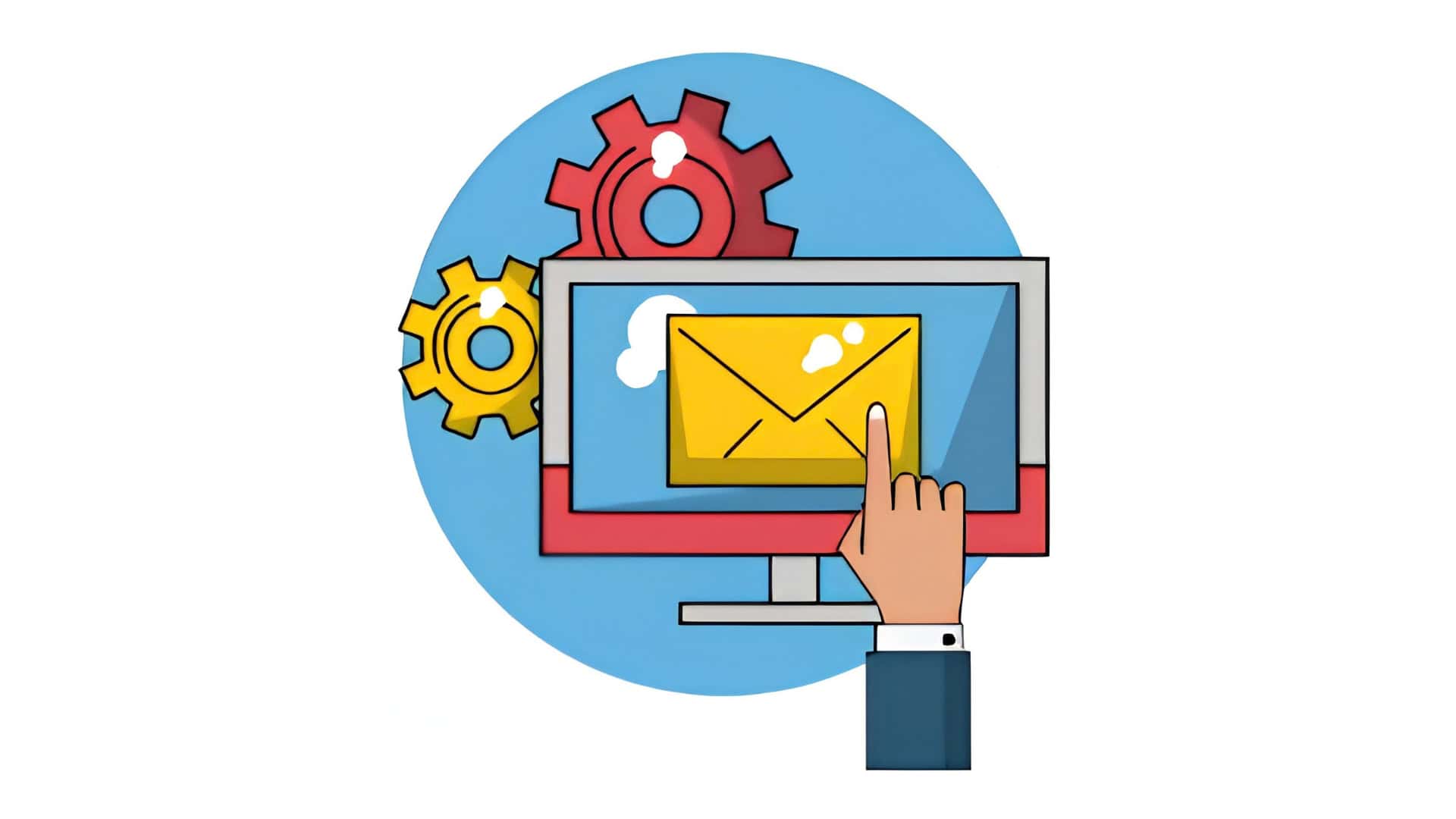 Email automation statistics visualization
