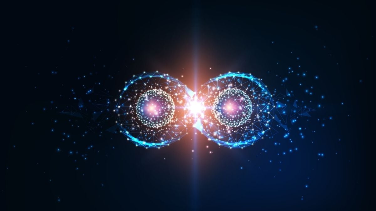 Diagram illustrating the process of extracting quantum entanglement from natural sunlight