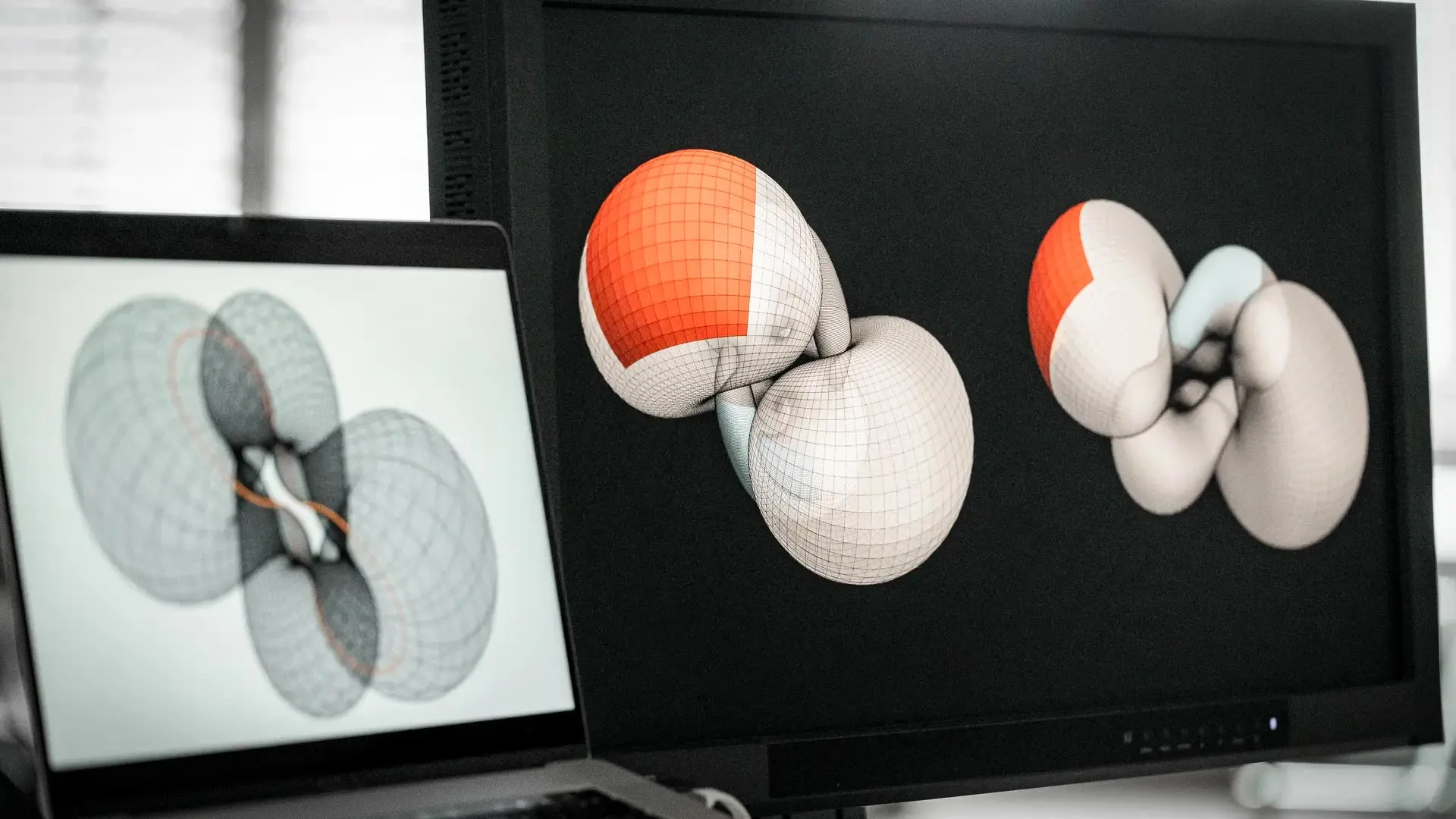 Two torus surfaces that appear locally identical but differ globally — the discovery that broke Bonnet's theorem