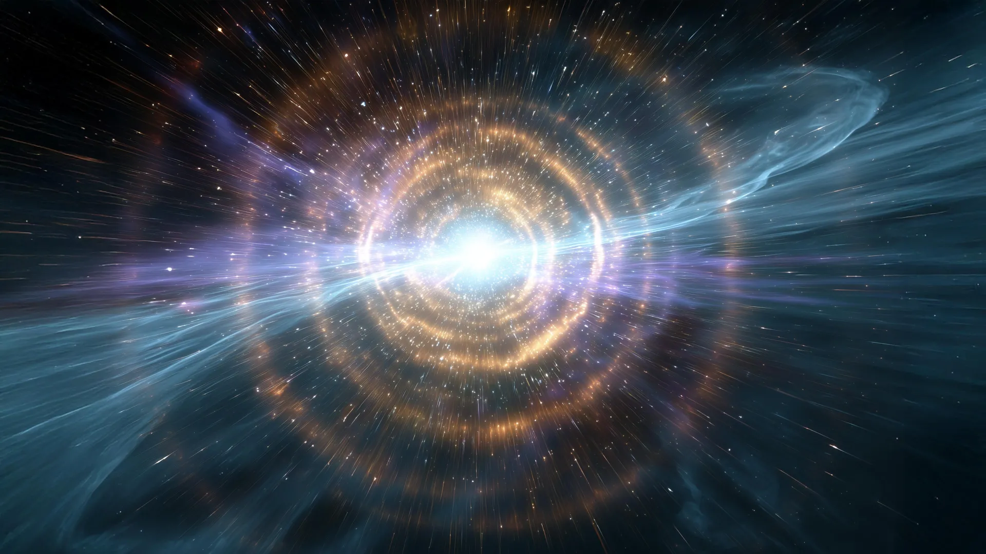Simulation of cosmic explosion and universe creation