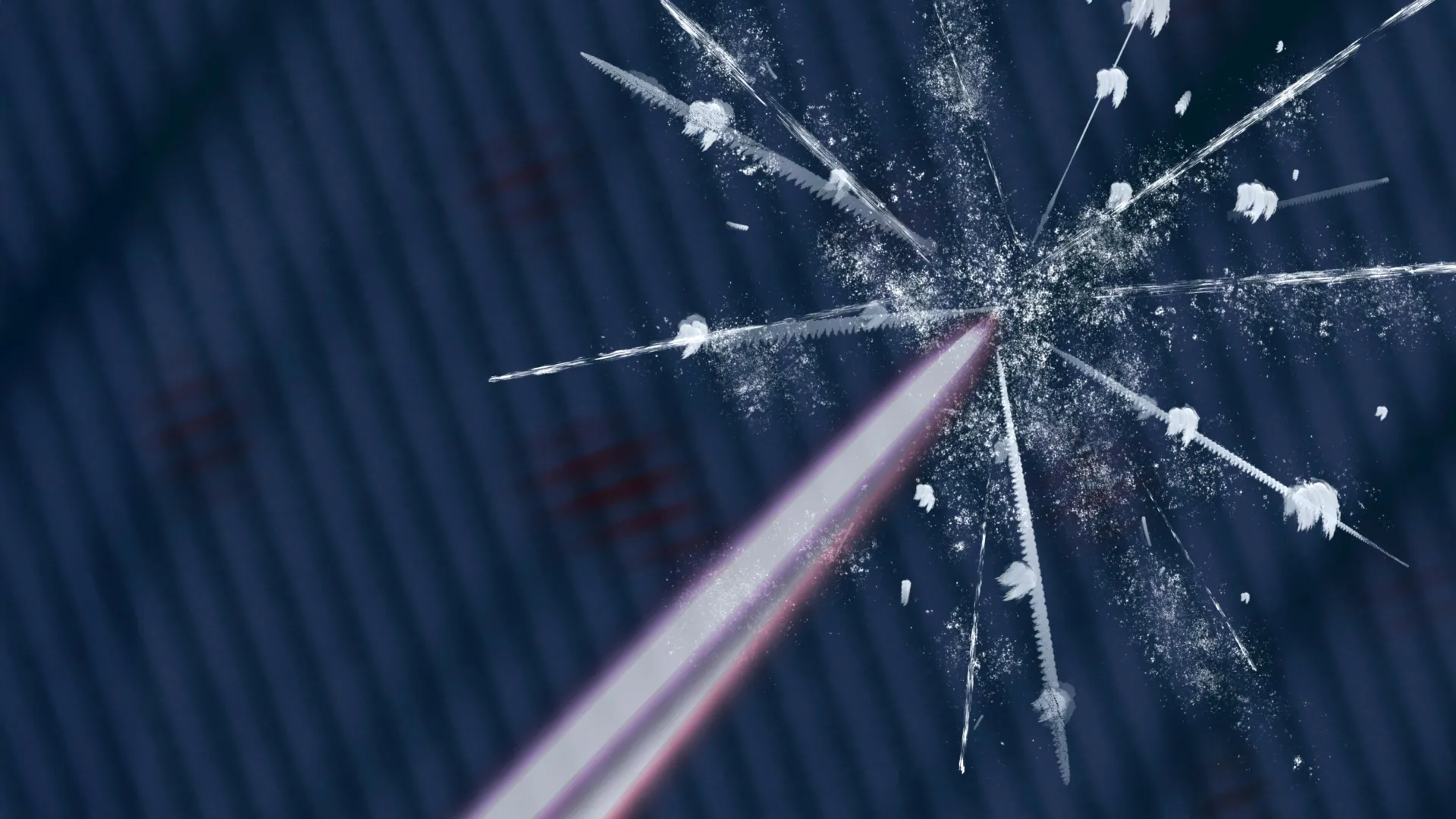 Visualization of electronic order in a quantum material showing ice-like crystal growth