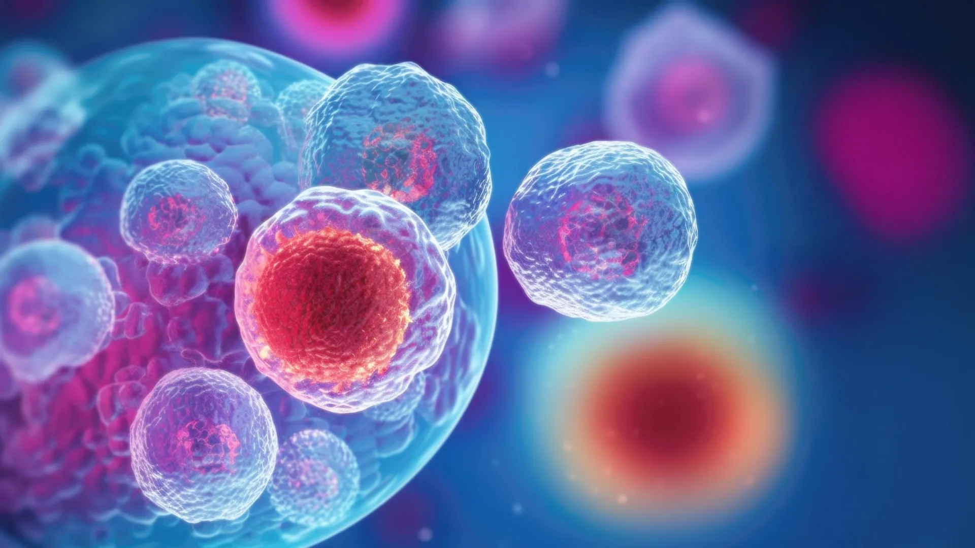 Image of neural stem cells generated from reprogrammed blood cells