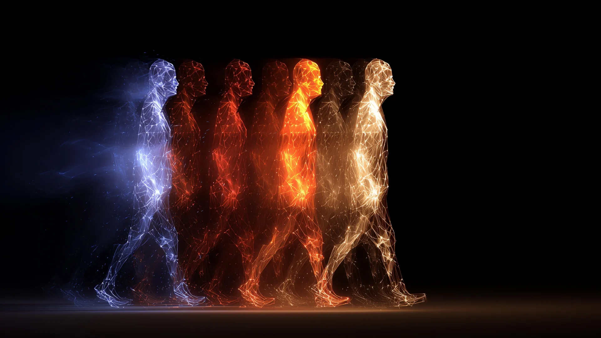 Human evolution species origin illustration