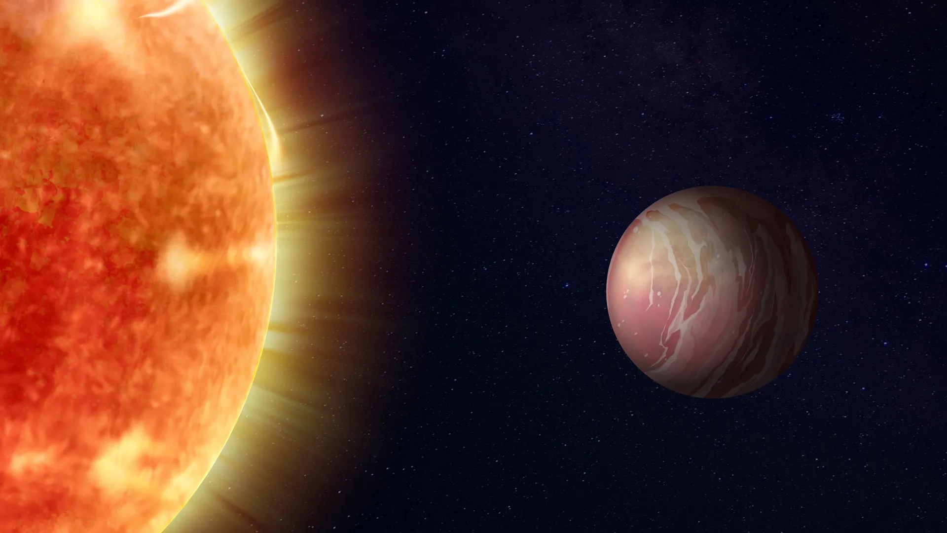 TOI-561 b lava planet with reflective mineral clouds
