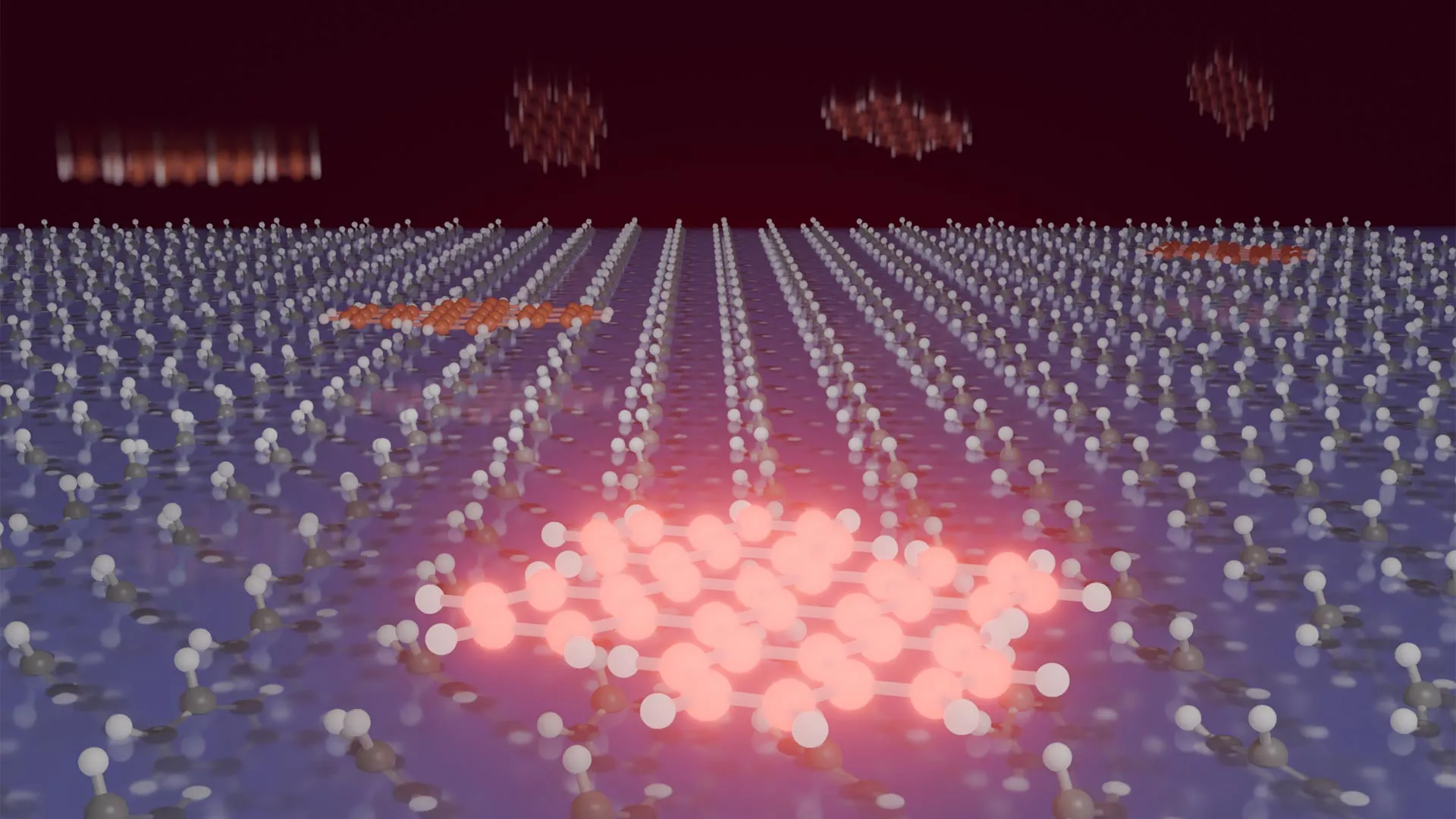 Optically excited molecule on a crystal surface