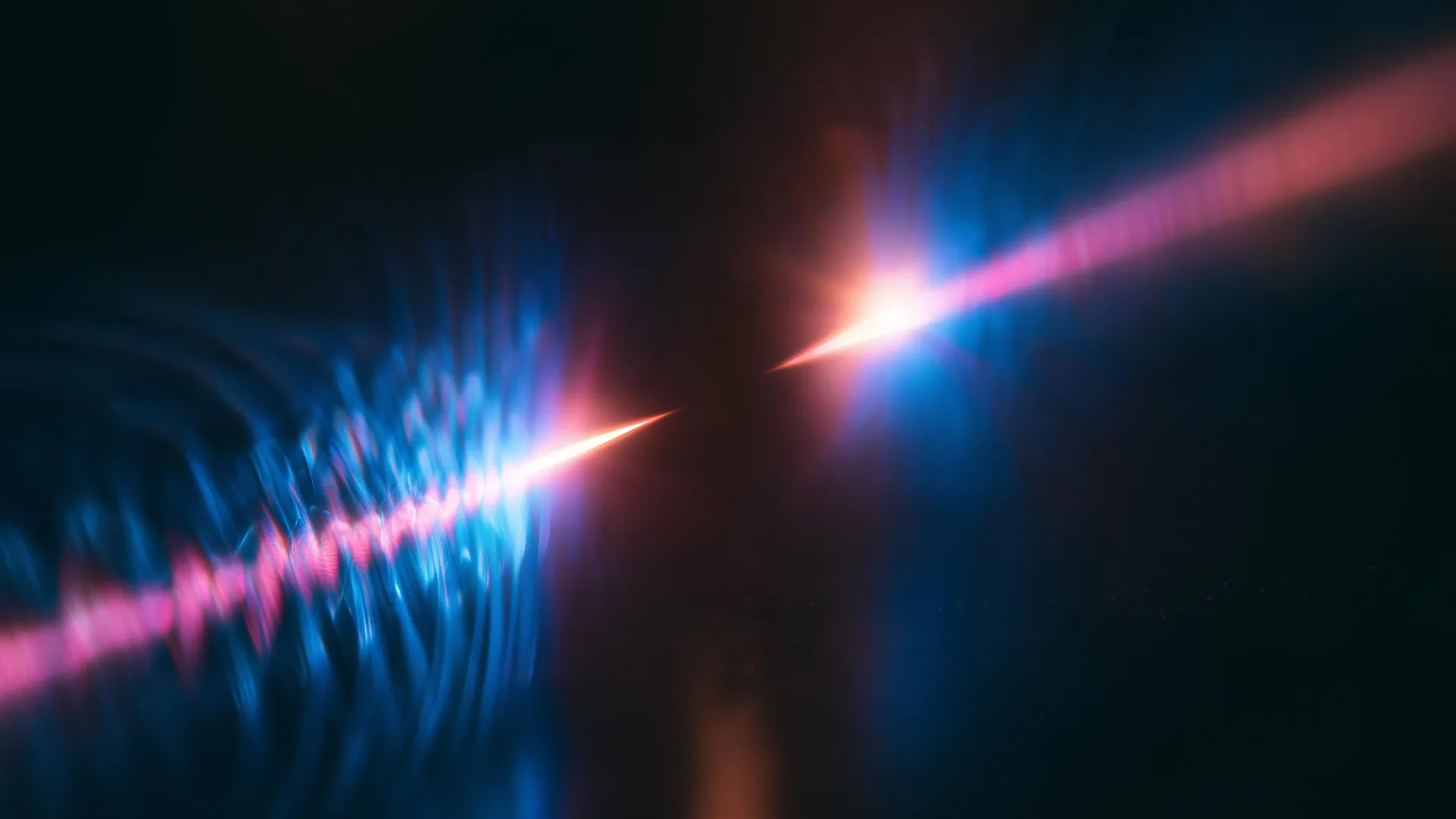 Quantum jumps observed in sound