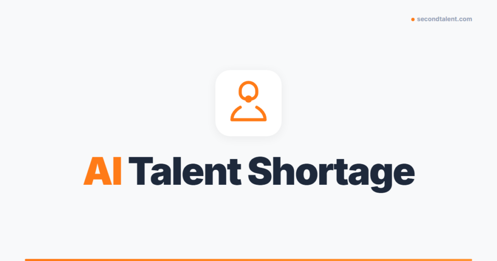 AI talent shortage statistics featuring 2026 data