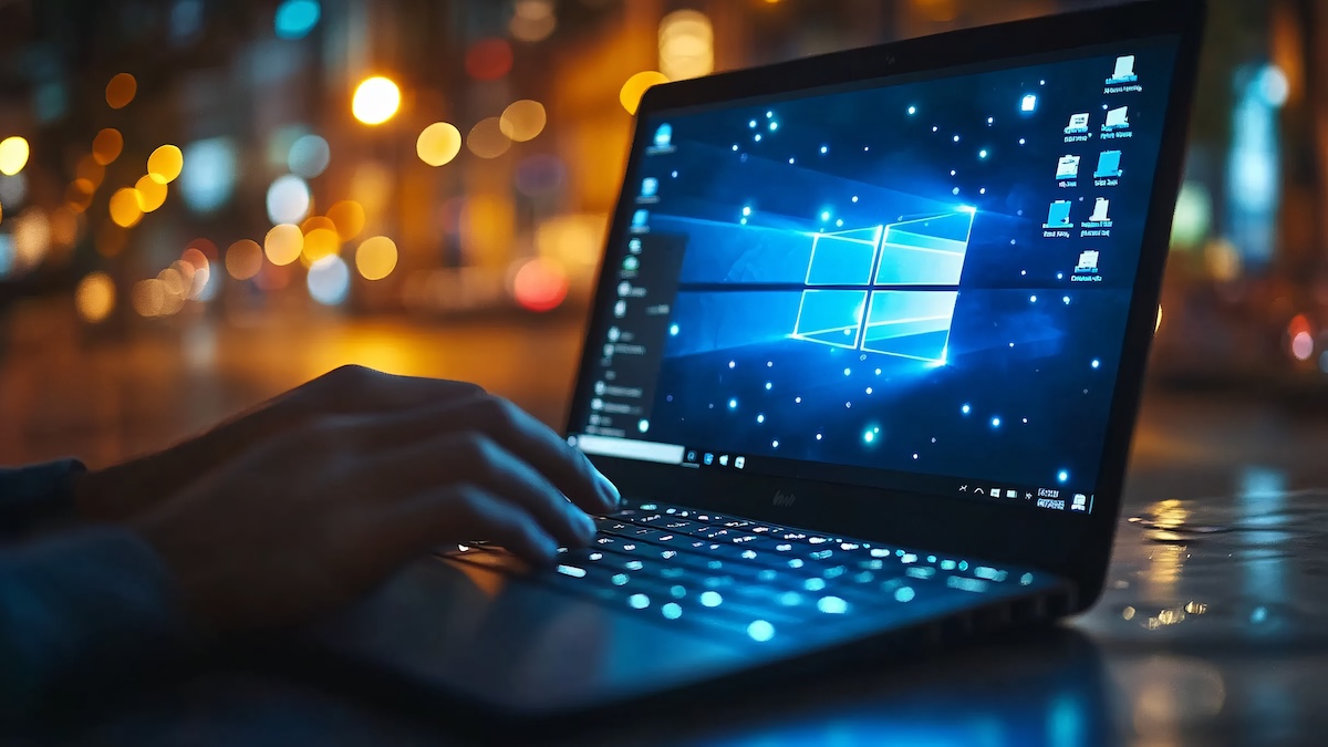 Windows desktop illustration for Microsoft October Patch Tuesday