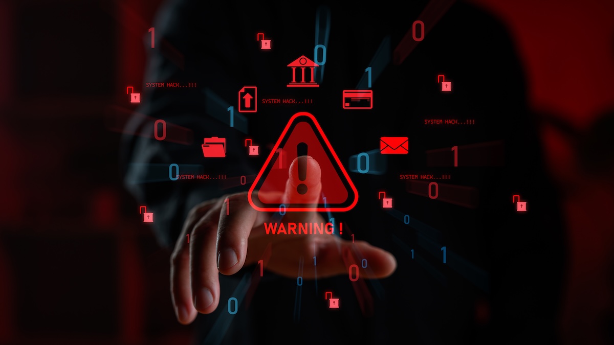 Bank and finance breach illustration