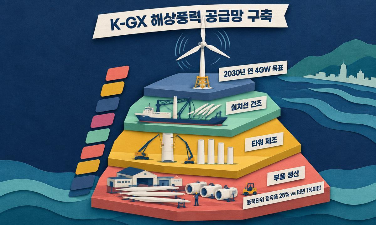 해상풍력 공급망 구축 관련 이미지