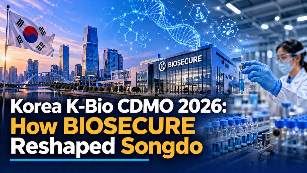 Songdo bio cluster CDMO growth driven by BIOSECURE Act redirection