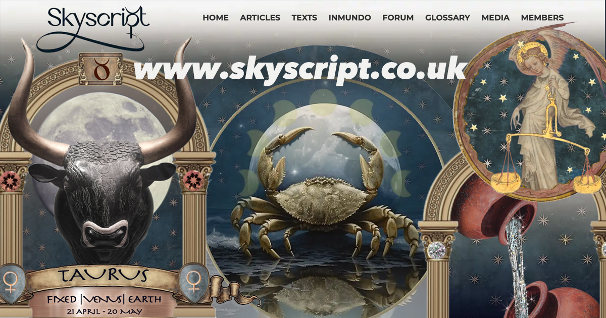 Skyscript Astrology Website Main Image