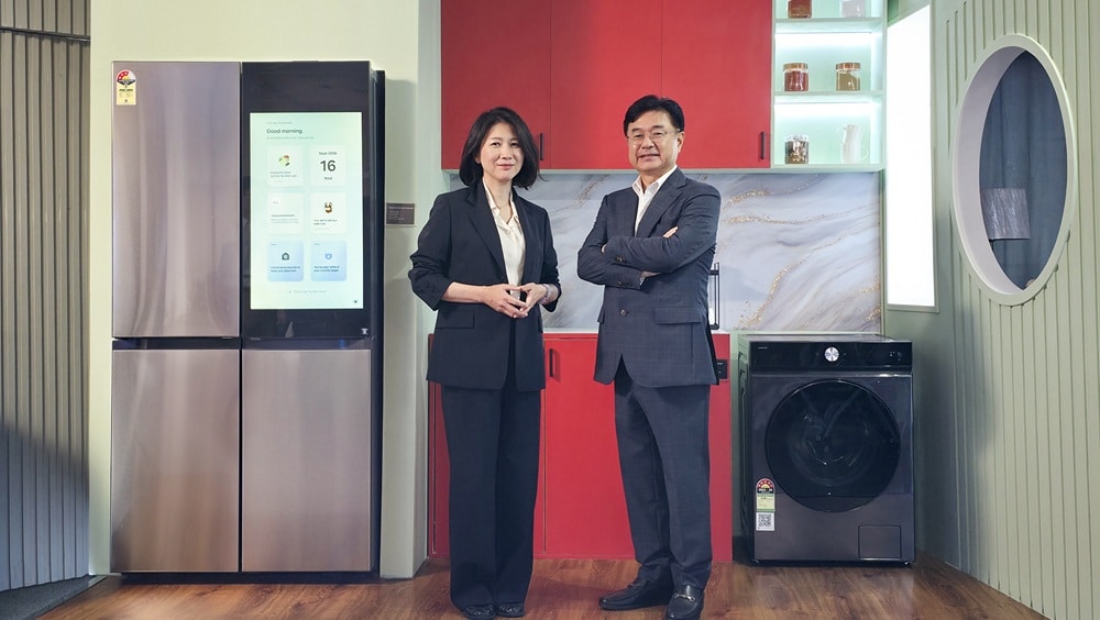 Samsung India's Bespoke AI appliance lineup at the Gurugram launch event