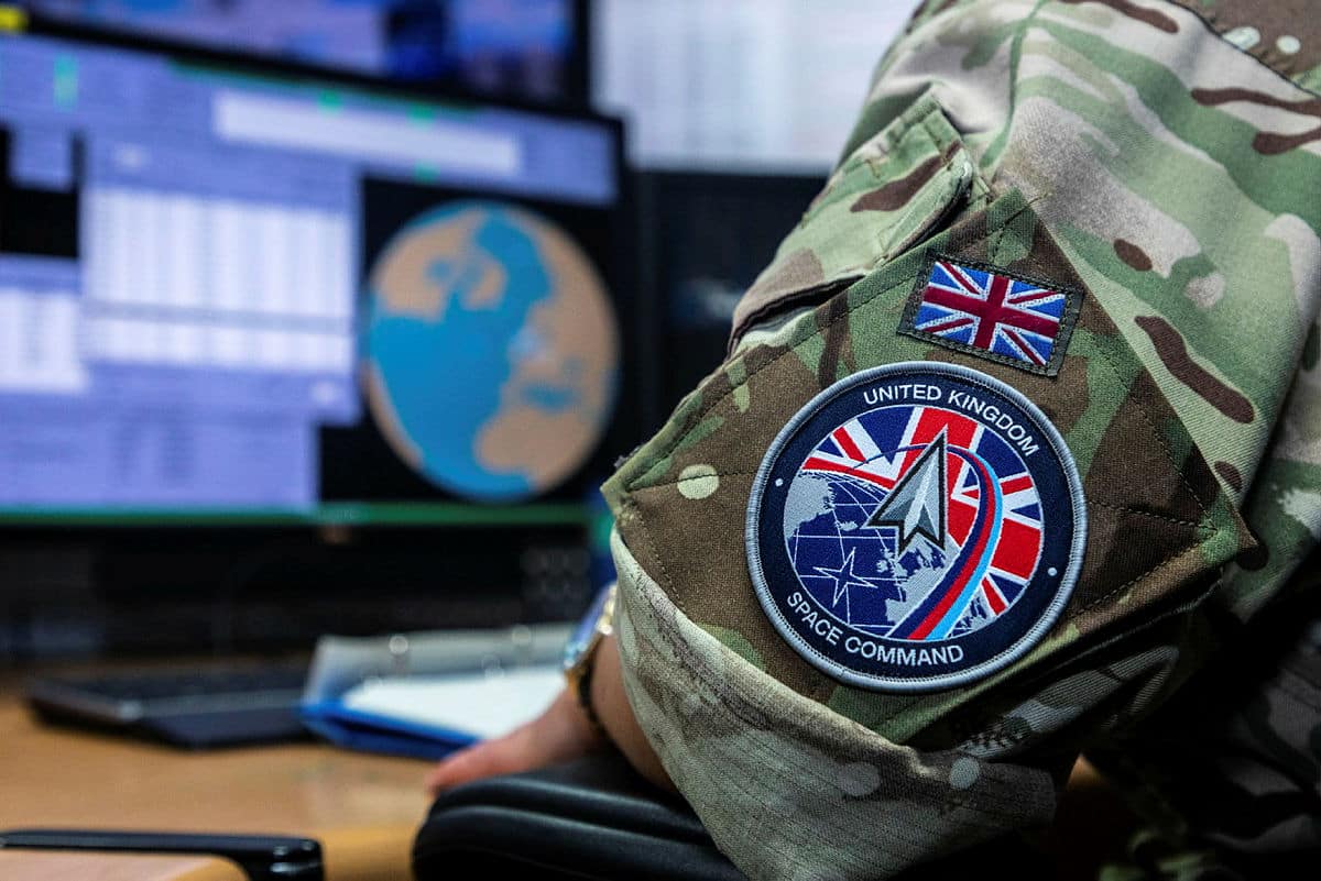 Image from SOFX coverage of Britain's satellite jammer and space warfare unit