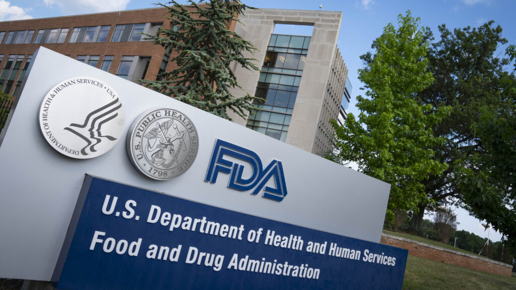 FDA building and drug approval process imagery